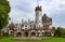 Basedow Castle built in 16th century in Renaissance style, Mecklenburg-Western Pomerania, Germany