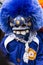 Basel carnival 2019 single blue waggis mask