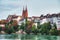 Basel cityscape in Switzerland