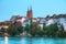 Basel cityscape in Switzerland