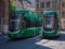 Basel, Switzerland - July 8 2022: public transport in the city