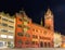 Basel Town Hall (Rathaus) at night - Switzerland