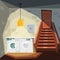 Basement. Cartoon house room with basement with washing laundry machine stairway storehouse interior vector