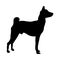 Basenji Dog Silhouette