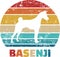 Basenji vintage retro