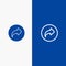 Basic, Arrow, Right, Ui Line and Glyph Solid icon Blue banner Line and Glyph Solid icon Blue banner