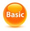 Basic glassy orange round button