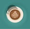 Basic Latte art coffee