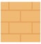 Basic RGB Bricks Wall Color Isolated Vector Icon which can easily modify or edit Bricks Wall Color Isolated Vector Icon which can