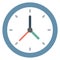 Basic RGB  Clock, dial Color vector icon you can edit or modify it easily