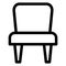 Basic RGB  divan sofa, Chair, dining Vector Icon which can easily modify or edit