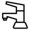 Basic RGB  Faucet, hand wash Vector Icon which can easily modify or edit