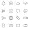Basic, UI line icons set