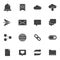 Basic, UI vector icons set