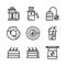 Basic vector coffee icon include coffee, drink, press, french, dipper, drip, bag, fresh, cake, dessert, donuts, food, cappuccino,