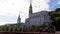 Basiica of Sanctuary of Our Lady of Lourdes in the Pyrenees, France