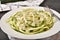 Basil Alfredo Zucchini