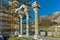 Basilica in the archeological area of ancient Philippi, Greece