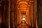 The Basilica Cistern, or Cisterna Basilica, is the largest of several hundred ancient cisterns that lie beneath the city of