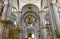 Basilica Door Ornate Coloful Ceiling Puebla Cathedral Mexico