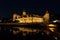 The basilica du Sacre Coeur in Paray-le-Monial in night