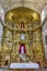 Basilica Golden Altarpiece Creche San Felipe Neri Church Oaxaca Mexico