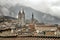 Basilica in the historic center of Quito