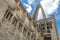 Basilica La Altagracia Church in Higuey, Dominican Republic, view from behind religious architecture