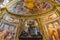 Basilica Nave Altar Paintings Cathedral Church Siena Italy.