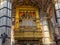 Basilica Nave Organ Cathedral Church Siena Italy.