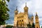 The Basilica Notre Dame de Fourviere in Lyon in the Rhone, France