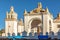 Basilica of Our Lady of Copacabana cathedral front view, Bolivia