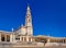 Basilica of Our Lady of Rosary of Fatima, Portugal, on sunny day.