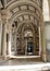 Basilica of Palace-Convent of Mafra, entrance gallery adorned with sculptures, Portugal