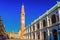 Basilica Palladiana renaissance building, Torre Bissara clock tower and Loggia del Capitaniato Lodge