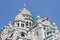 The Basilica of Sacre Coeur on Montmartre hill. Visible from almost anywhere in Paris.