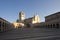 Basilica of San Francesco of Assisi after sunrise