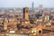 Basilica of San Giacomo Maggiore and Cityscape of Bologna Italy