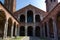 The Basilica of Sant Ambrogio,horizontal view of the church