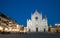 Basilica Santa Croce in Florence At Night