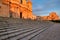 Basilica Santissimo Salvatore and the Cathedral of Noto Sicily Italy