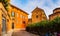 Basilica of Santo Stefano in city of Bologna, Italy