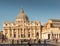 Basilica of St. Peter in Rome, Italy, the main Catholic church in the world