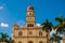 Basilica Virgen de la Caridad close up. Roman Catholic minor Catholic cathedral dedicated to the Blessed Virgin Mary. El Cobre, Sa