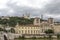 Basilique Fourviere. View of Basilica of Notre Dame de Fourviere, Lyon, France. The