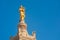 Basilique Notre-Dame de la Garde, golden statue, Marseille, Provence, France