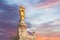 Basilique Notre-Dame de la Garde, golden statue, Marseille, Provence, France