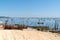 Basin Arcachon bay in France the Canon beach for oyster farm