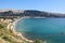 Baska, island Krk, Adriatic coast beaches, panorama, Croatia