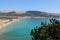 Baska, island Krk, Adriatic coast beaches, panorama, Croatia